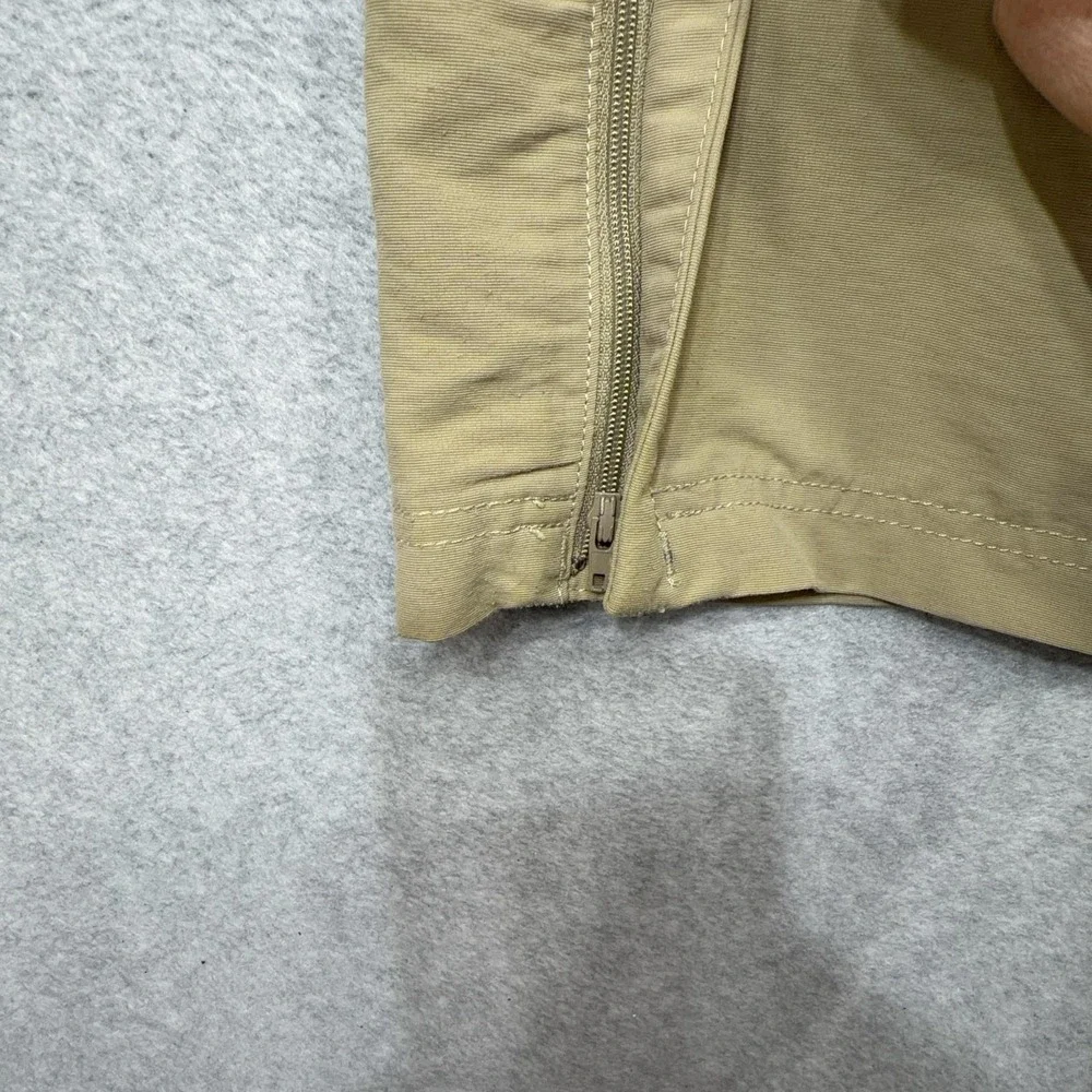 The North Face Paramount Convertible Pants Mens Small Beige Cargo Hiking Outdoor